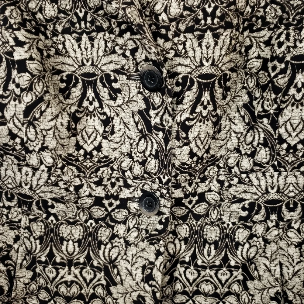 Tyler Boe tunic length Bali inspired print coat size 10 - Picture 7 of 12